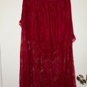 Red Lace Dress